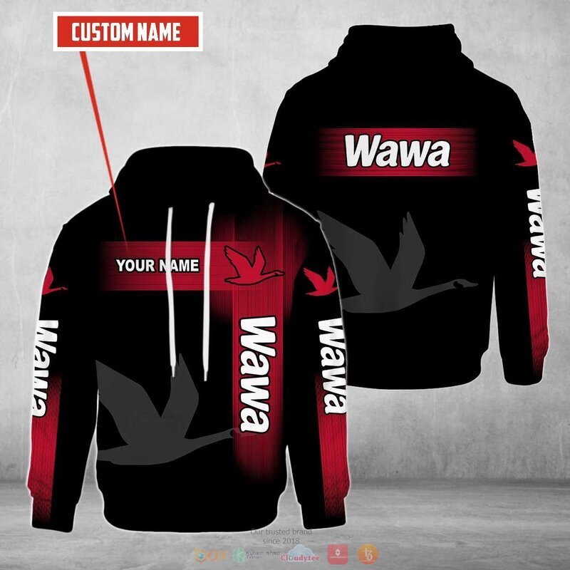 Personalized Wawa Black Custom Full Print 3d Hoodie 2 Personalized Wawa Black Custom All Over Print 3d Hoodie