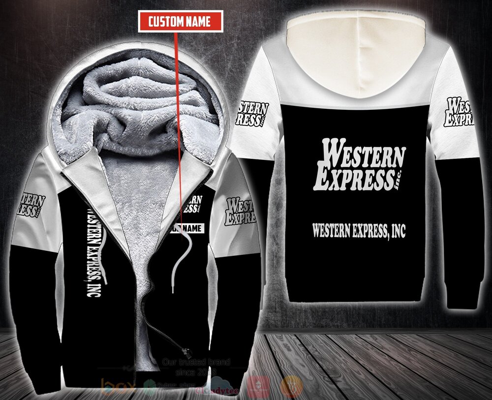 Personalized Western Express 3D Hoodie Fleece Hoodie