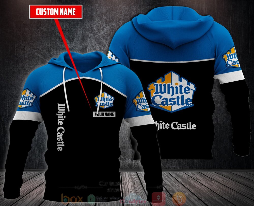BEST Personalized White Castle 3D All Over Print Fleece Hoodie, Hoodie 2 Personalized White Castle 3D Fleece Hoodie Hoodie 1