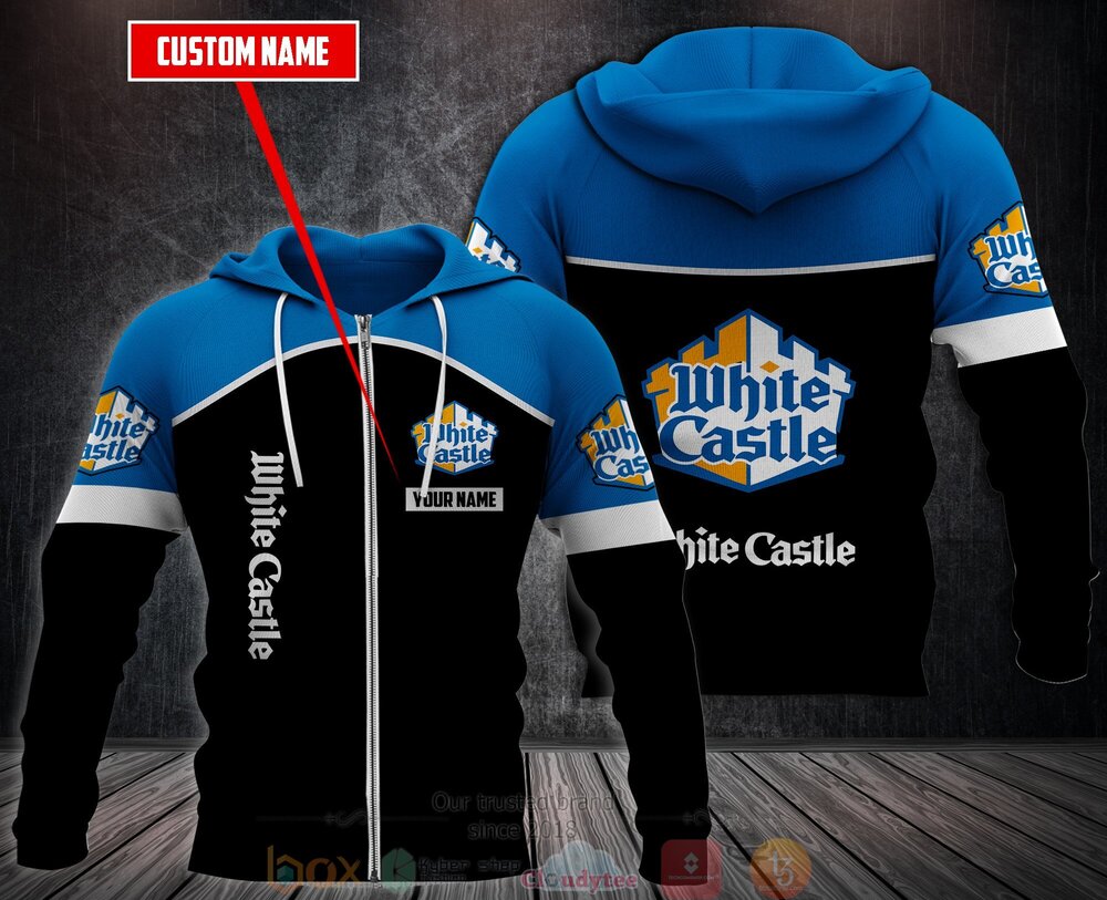 BEST Personalized White Castle 3D All Over Print Fleece Hoodie, Hoodie 3 Personalized White Castle 3D Fleece Hoodie Hoodie 1 2
