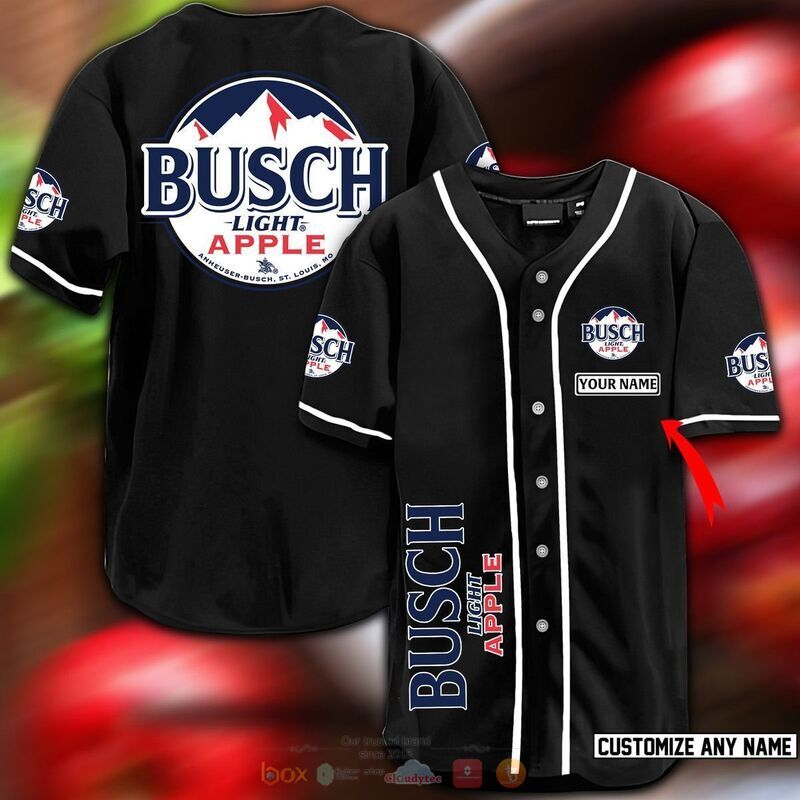 Personalized busch ligth apple baseball jersey 4 Personalized busch ligth apple baseball jersey 1 2 3