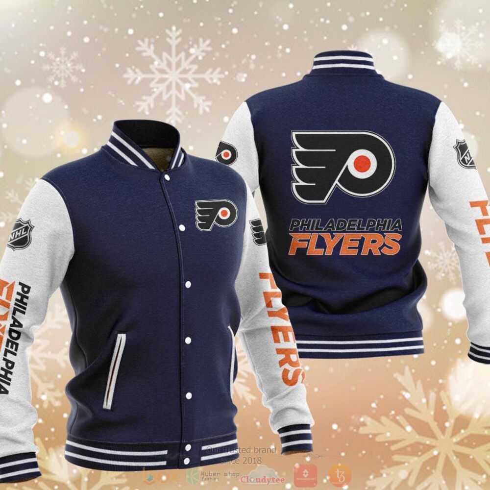 NEW Philadelphia Flyers baseball jacket 2 Philadelphia Flyers baseball jacket 1