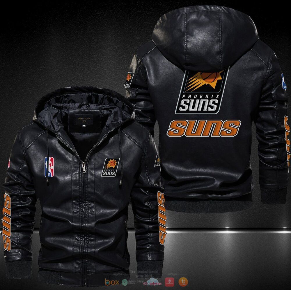 Phoenix Suns NBA Leather Jacket Hat