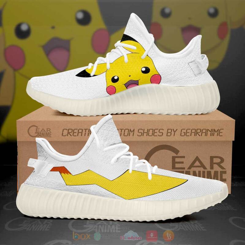 Pikachu Pokemon Yeezy Sneaker shoes