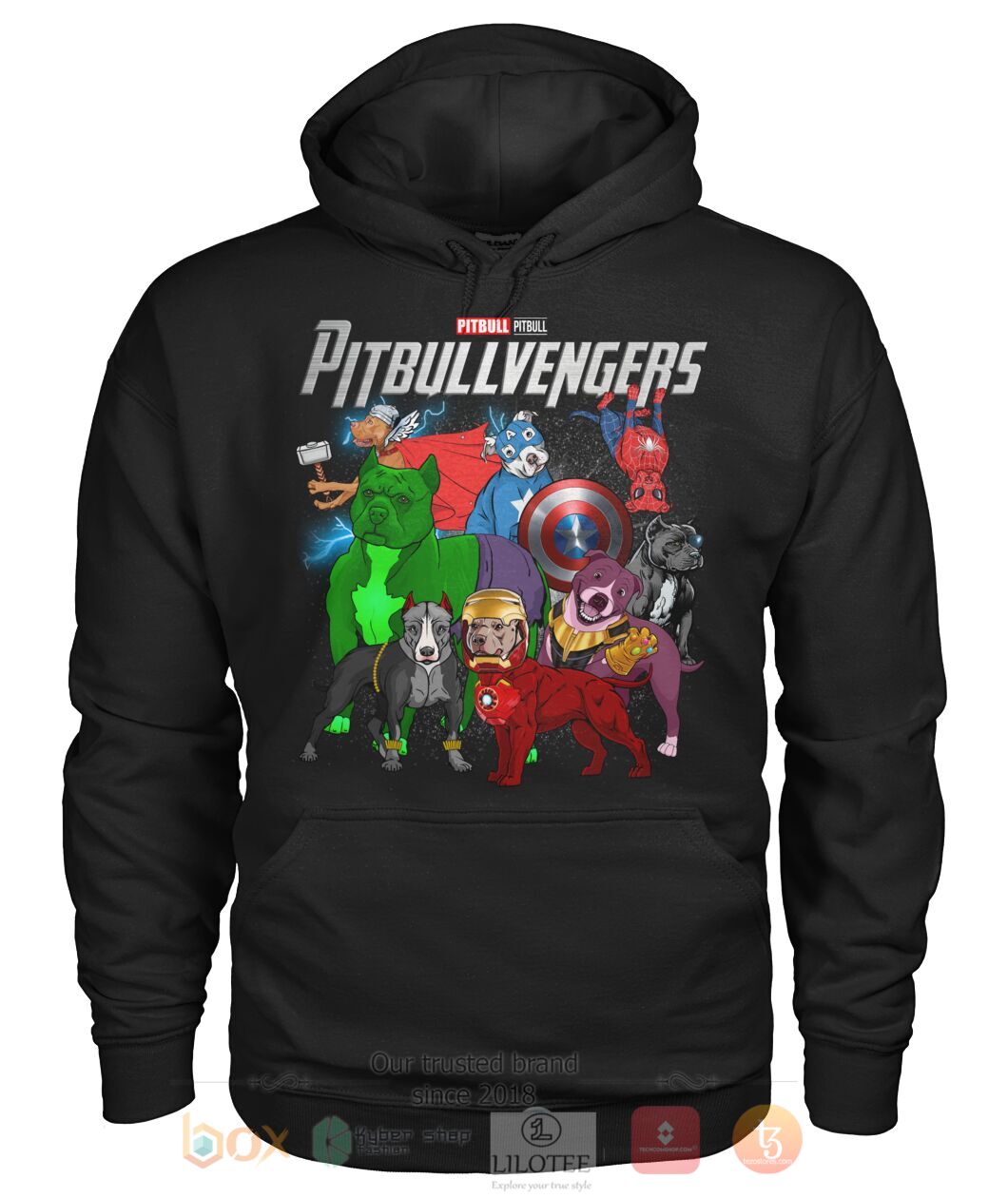 BEST Pitbullvengers 3D Shirt, Hoodie 2 Pitbullvengers 3D Hoodie Shirt 1