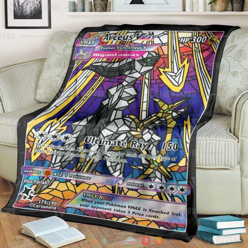 Pokemon Arceus Hybrid Vmax Stain Glass Blanket 7 Pokemon Arceus Hybrid Vmax Stain Glass Blanket