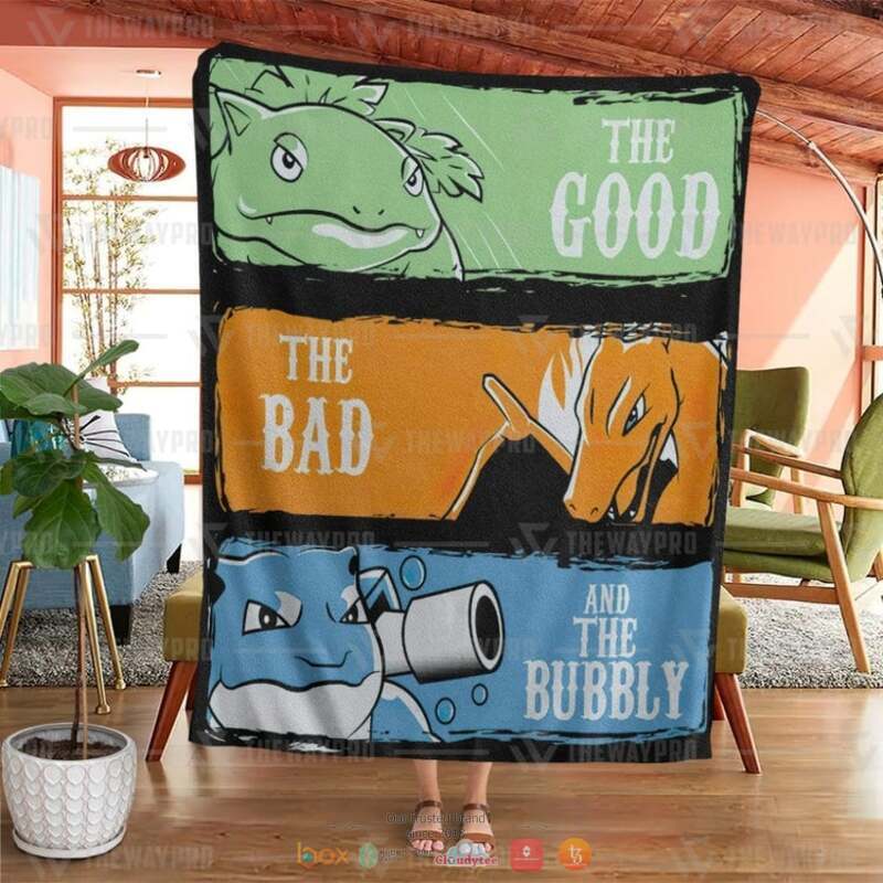 Pokemon The Good The Bad And The Bubbly blanket
