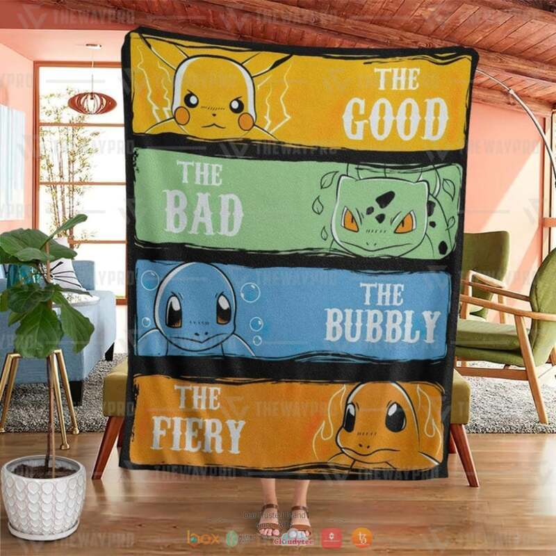Pokemon The Good The Bad The Bubbly The Fiery Blanket 2 Pokemon The Good The Bad The Bubbly The Fiery Blanket 1