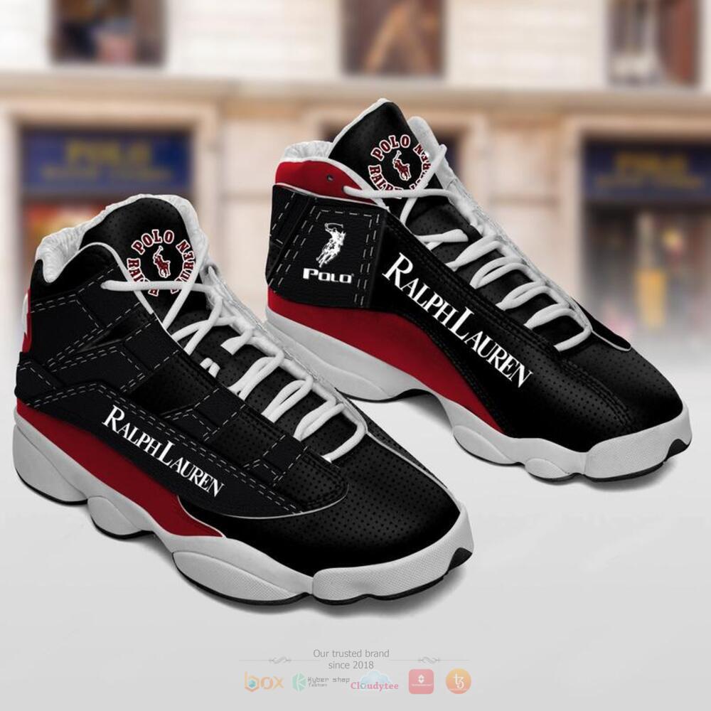 Polo Ralph Lauren black Air Jordan 13 shoes