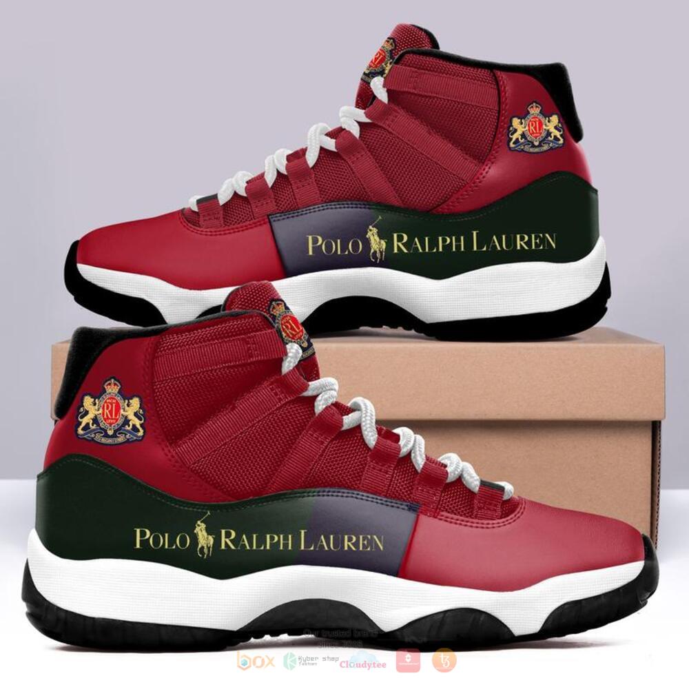 Polo Ralph Lauren red Air Jordan 11 shoes