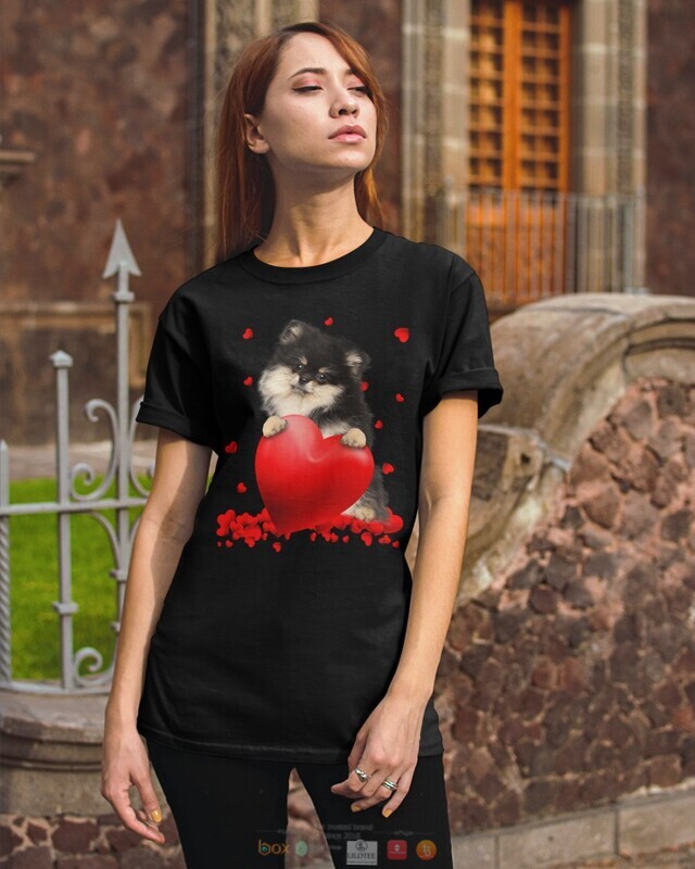 Valentine Hearts Pomeranian hoodie, shirt 23 Pomeranian Valentine Hearts shirt hoodie