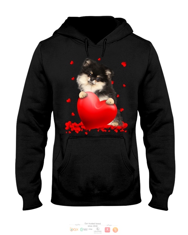 Valentine Hearts Pomeranian hoodie, shirt 8 Pomeranian Valentine Hearts shirt hoodie 1 2 3 4 5 6 7