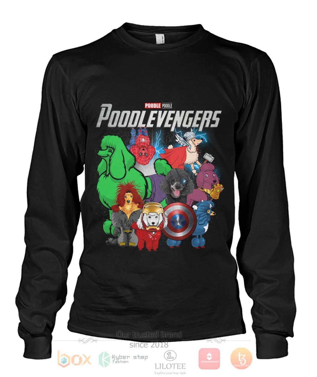 BEST Poodlevengers 3D Shirt, Hoodie 7 Poodlevengers 3D Hoodie Shirt