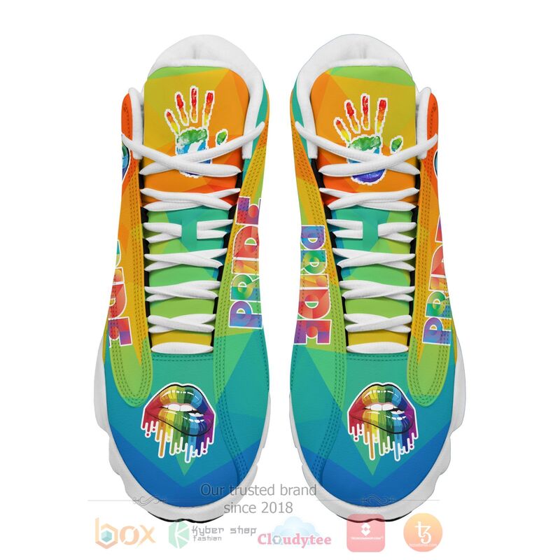 BEST Pride Personalized Air Jordan 13 Sneakers Sport Shoes 3 Pride Personalized Air Jordan 13 Shoes 1 2