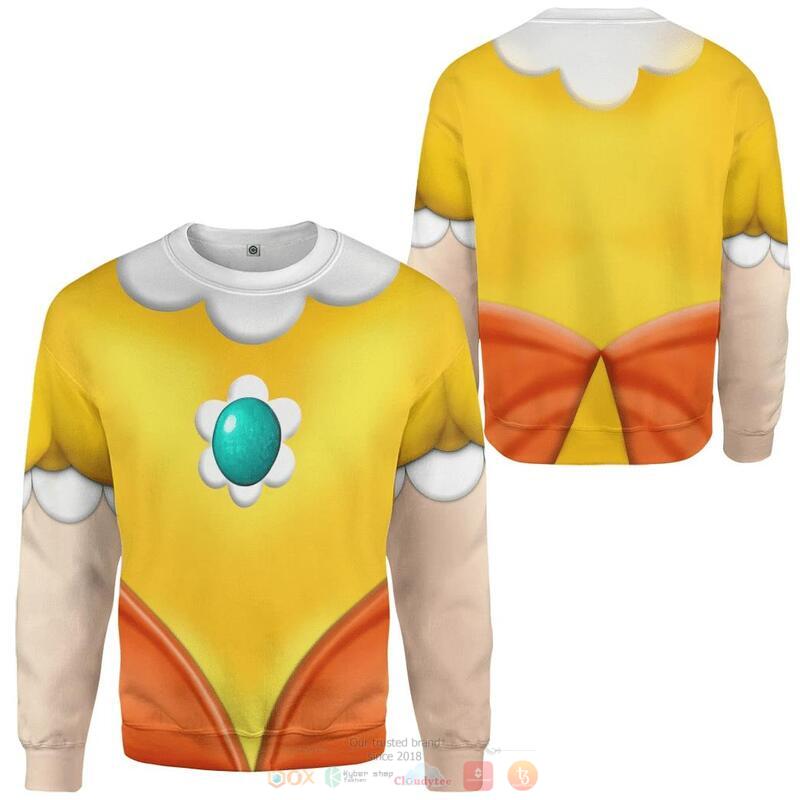 Princess Daisy 3D Shirt, Hoodie 2 Princess Daisy 3D Shirt Hoodie 1