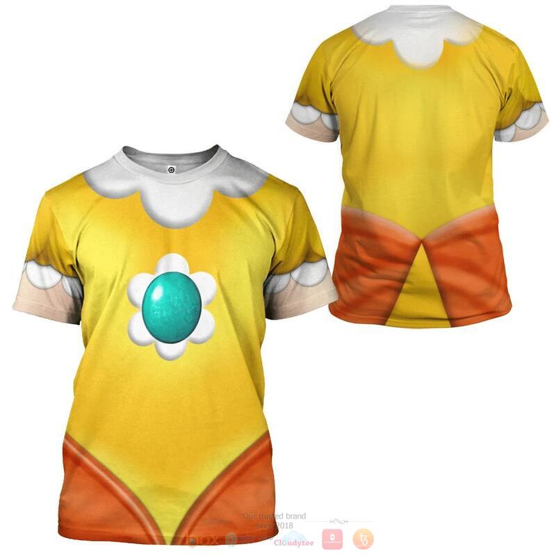 Princess Daisy 3D Shirt, Hoodie 3 Princess Daisy 3D Shirt Hoodie 1 2