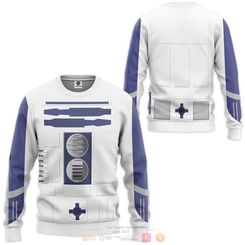 R2D2 Cosplay 3D Shirt, Hoodie 2 R2D2 Cosplay 3D Shirt Hoodie 1
