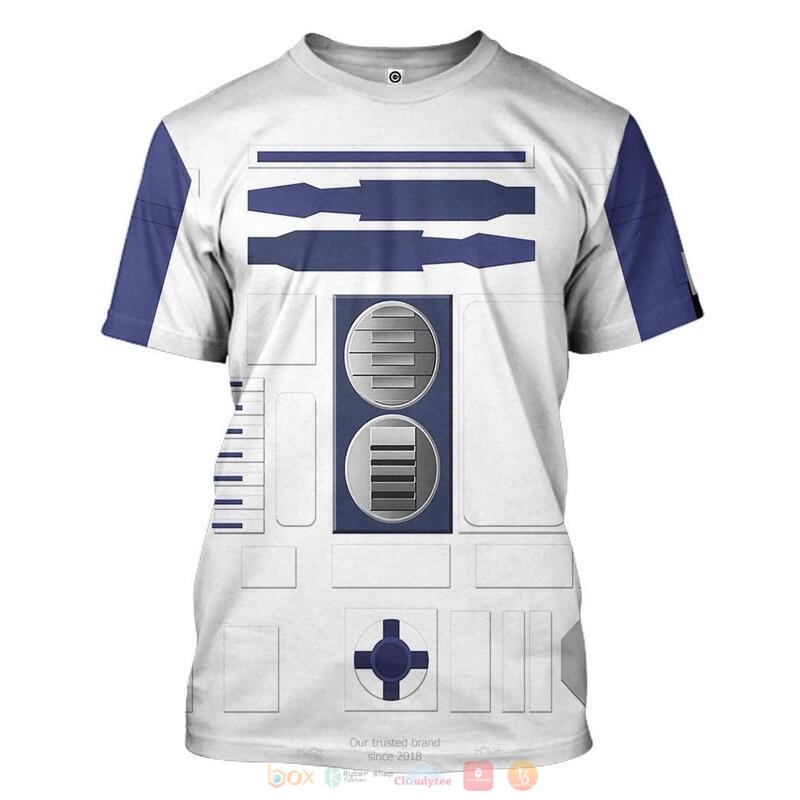 R2D2 Cosplay 3D Shirt, Hoodie 7 R2D2 Cosplay 3D Shirt Hoodie 1 2 3 4 5 6