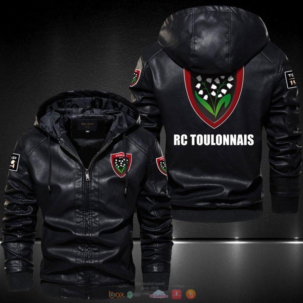 RC Toulonnais Rugby Top 14 Leather Jacket Hat