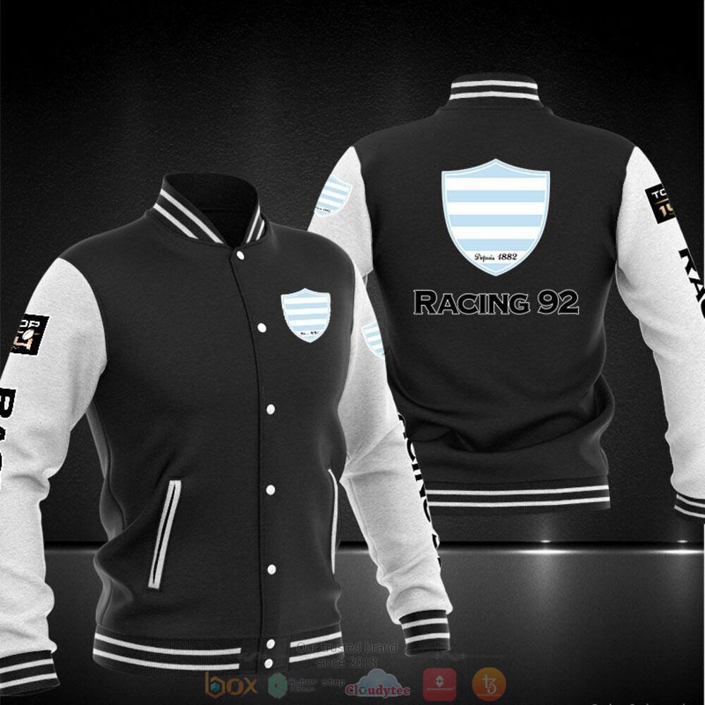 Racing 92 baseball jacket