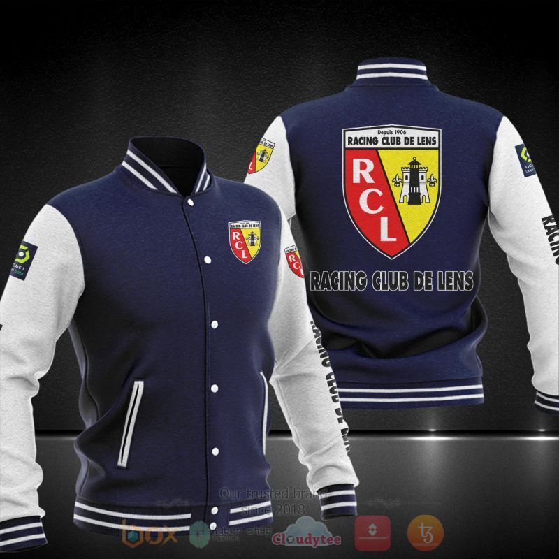 Racing Club de Lens Baseball Jacket 3 Racing Club de Lens Baseball Jacket 1 2