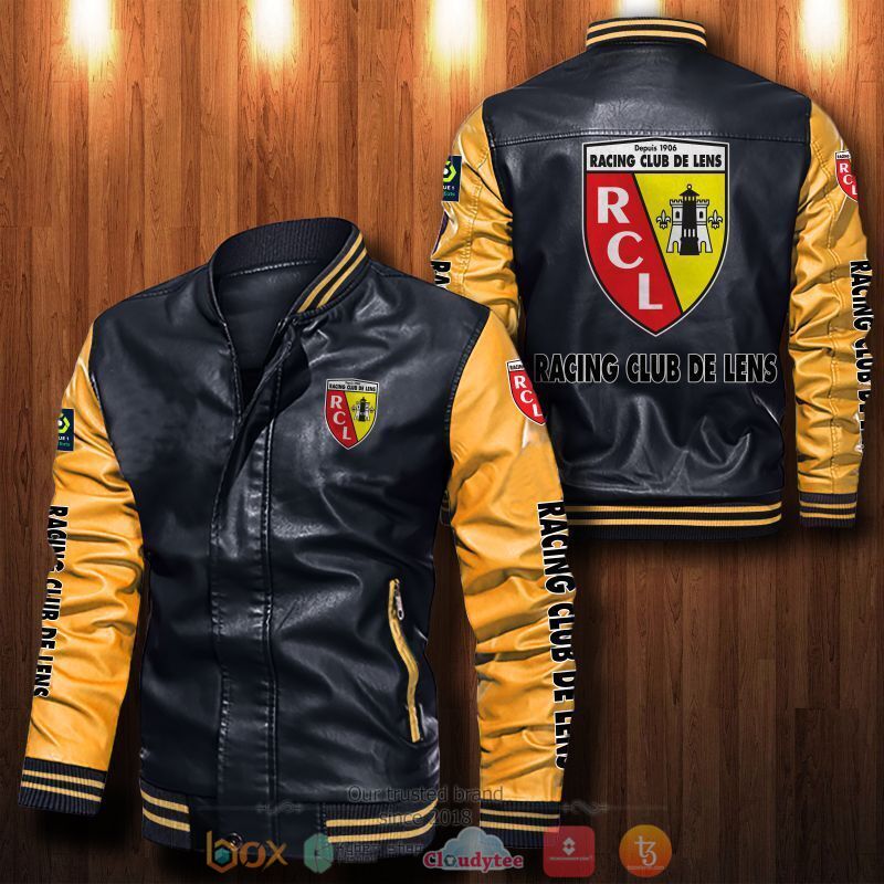 Racing Club de Lens Bomber leather jacket