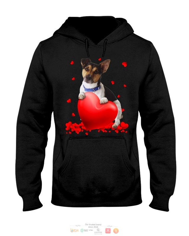 Rat Terrier Valentine Hearts shirt hoodie 1 2 3 4 5 6 7