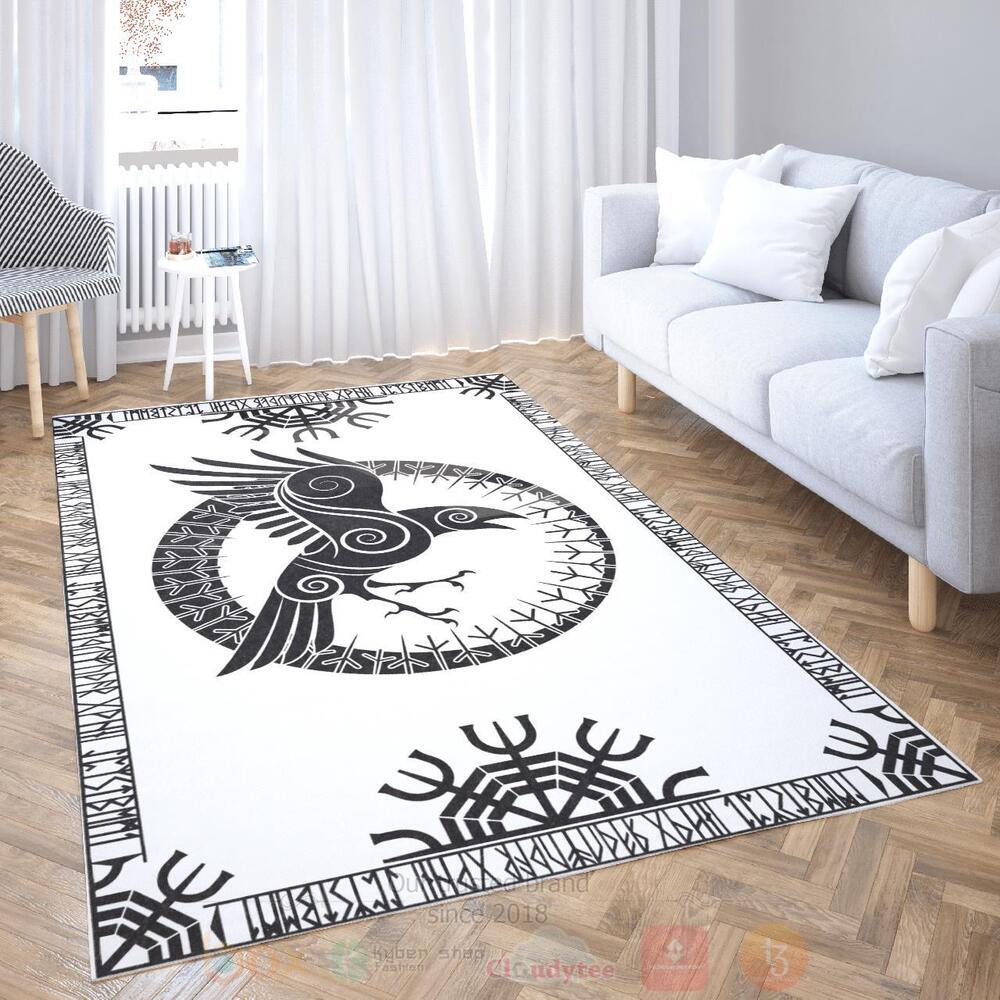 Raven And Rune Viking Area Rug 1