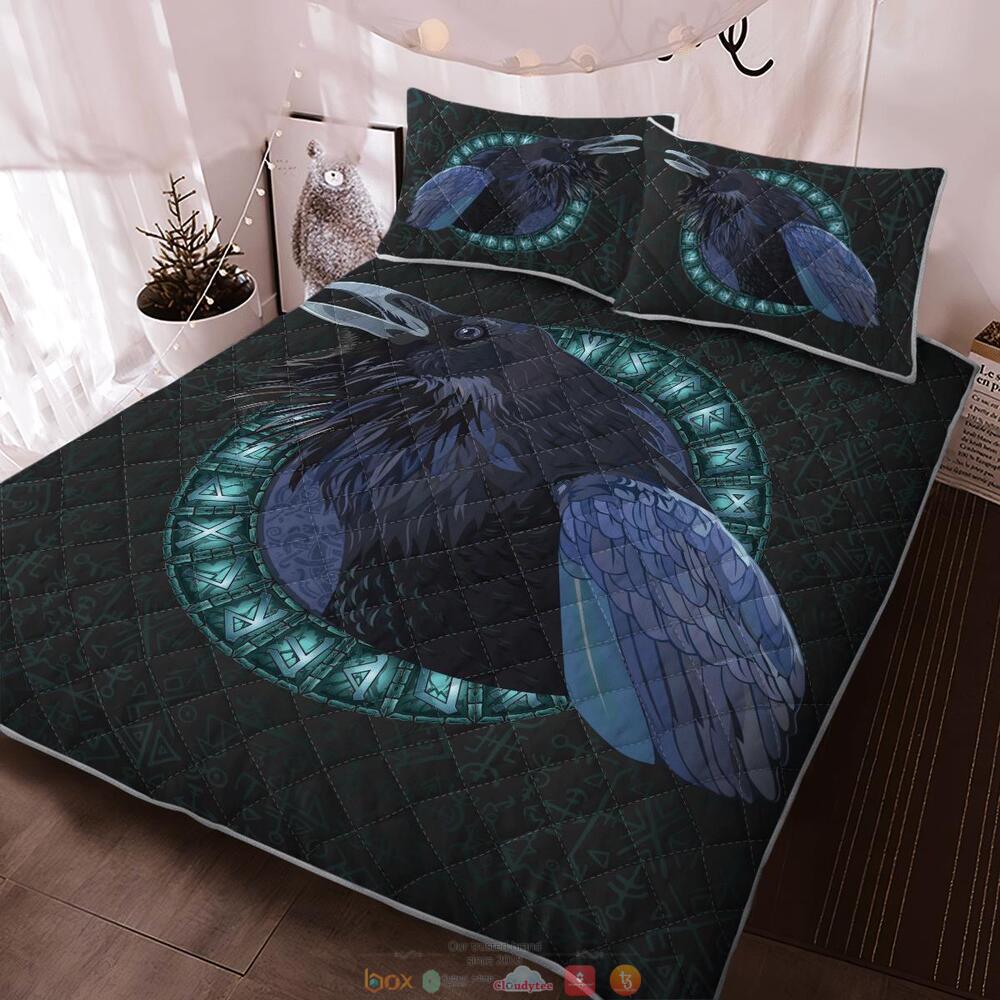 Raven And Rune Quilt Bedding Set 1