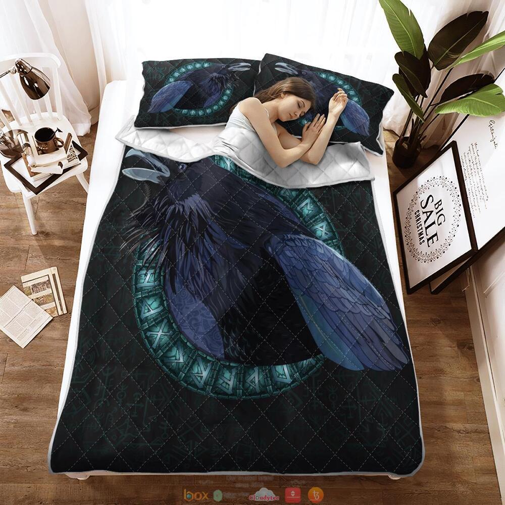NEW Raven And Rune Quilt Bedding Set 3 Raven And Rune Quilt Bedding Set 1 2