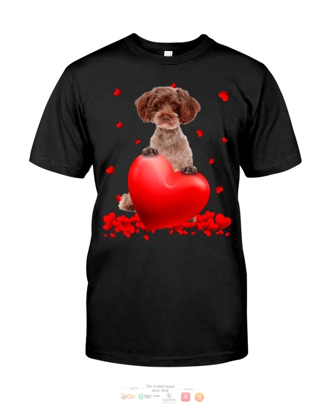 Valentine Hearts Red Schnoodle hoodie, shirt 21 Red Schnoodle Valentine Hearts shirt hoodie