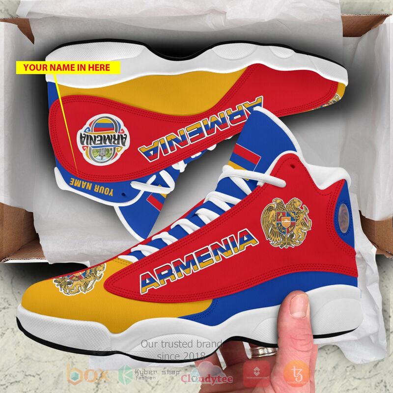 Republic of Armenia Personalized Air Jordan 13 Shoes