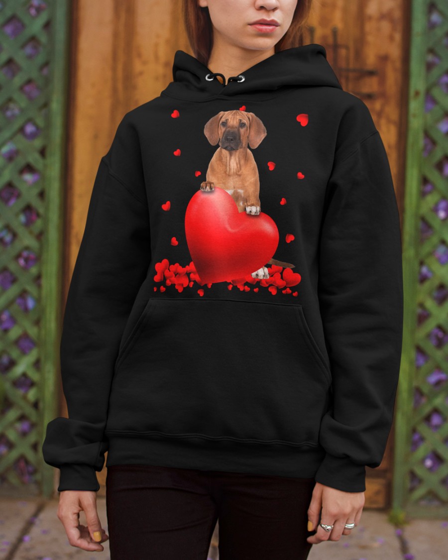 Rhodesian Ridgeback Valentine Hearts jersey shirt, hoodie 6 Rhodesian Ridgeback Valentine Hearts shirt hoodie 6