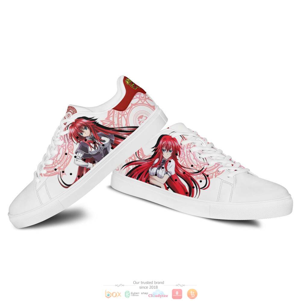 Rias Gremory Anime High School DxD Skate Stan Smith Shoes 1 2