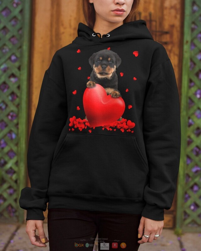 Valentine Hearts Rottweiler hoodie, shirt 7 Rottweiler Valentine Hearts shirt hoodie 1 2 3 4 5 6