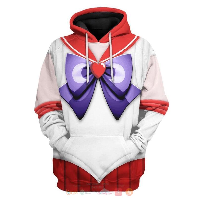 Sailor Mars 3D Shirt, Hoodie 23 Sailor Mars 3D Shirt Hoodie