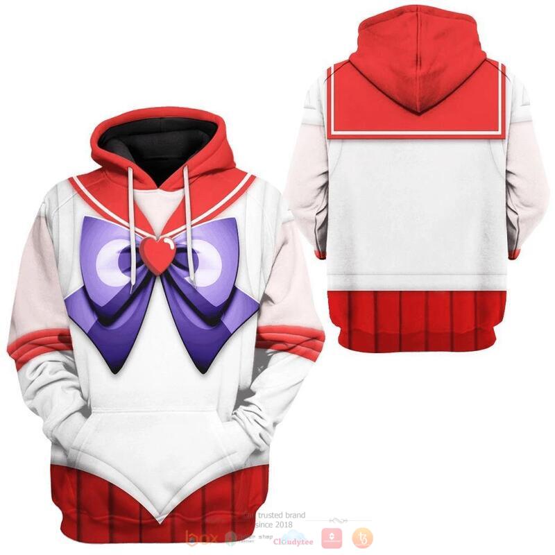 Sailor Mars 3D Shirt, Hoodie 5 Sailor Mars 3D Shirt Hoodie 1 2 3 4