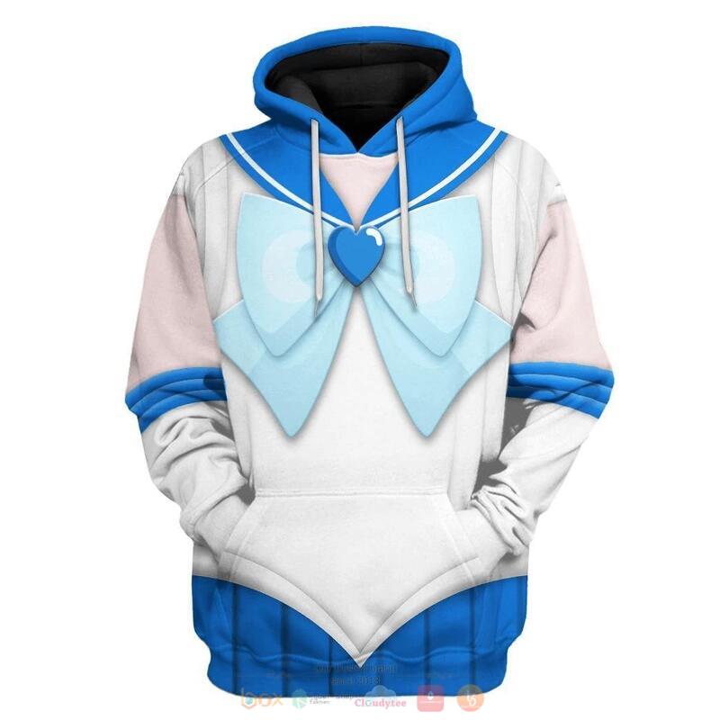 Sailor Mercury 3D Shirt Hoodie