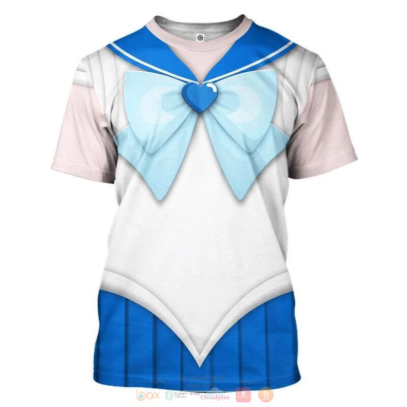 Sailor Mercury 3D Shirt, Hoodie 3 Sailor Mercury 3D Shirt Hoodie 1 2