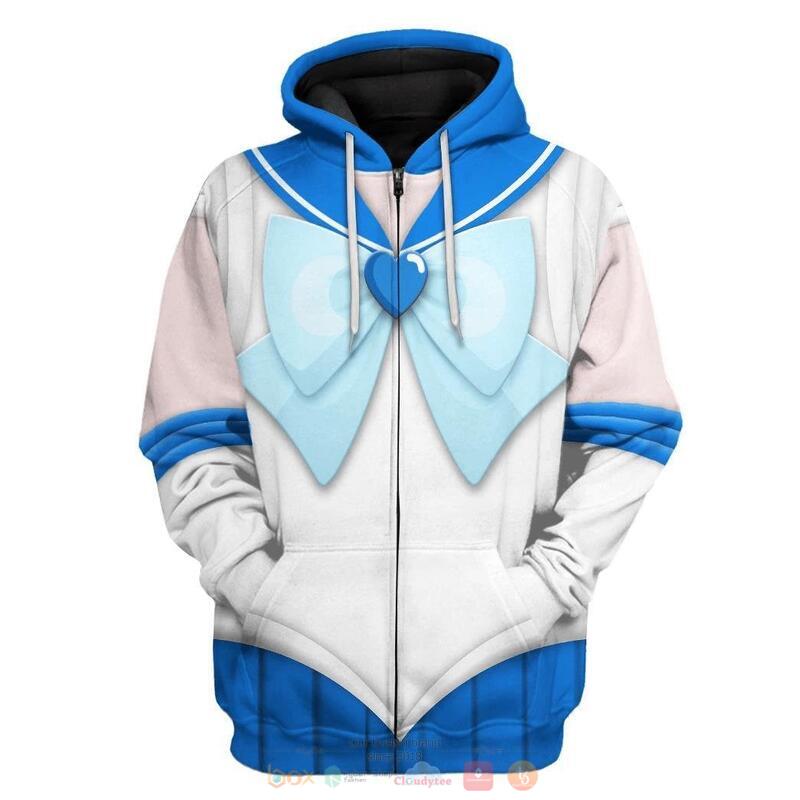 Sailor Mercury 3D Shirt, Hoodie 4 Sailor Mercury 3D Shirt Hoodie 1 2 3