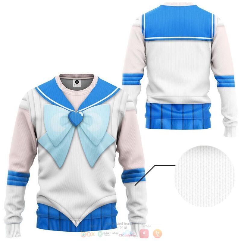 Sailor Mercury 3D Shirt, Hoodie 6 Sailor Mercury 3D Shirt Hoodie 1 2 3 4 5
