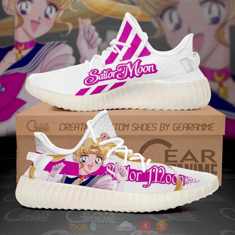 Sailor Moon Pink Yeezy Sneaker shoes