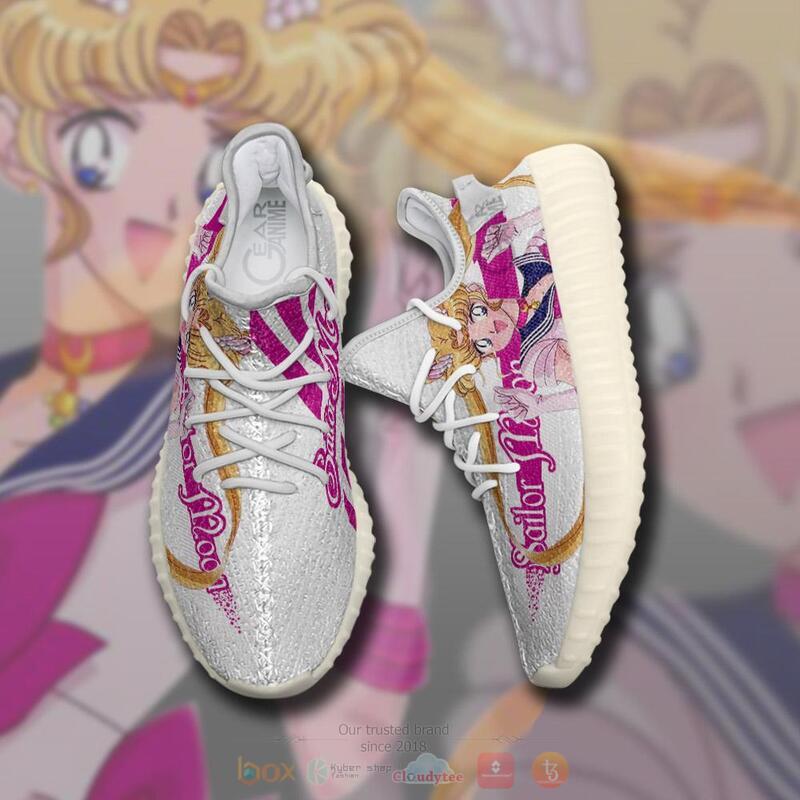 Sailor Moon Pink Yeezy Sneaker shoes 1