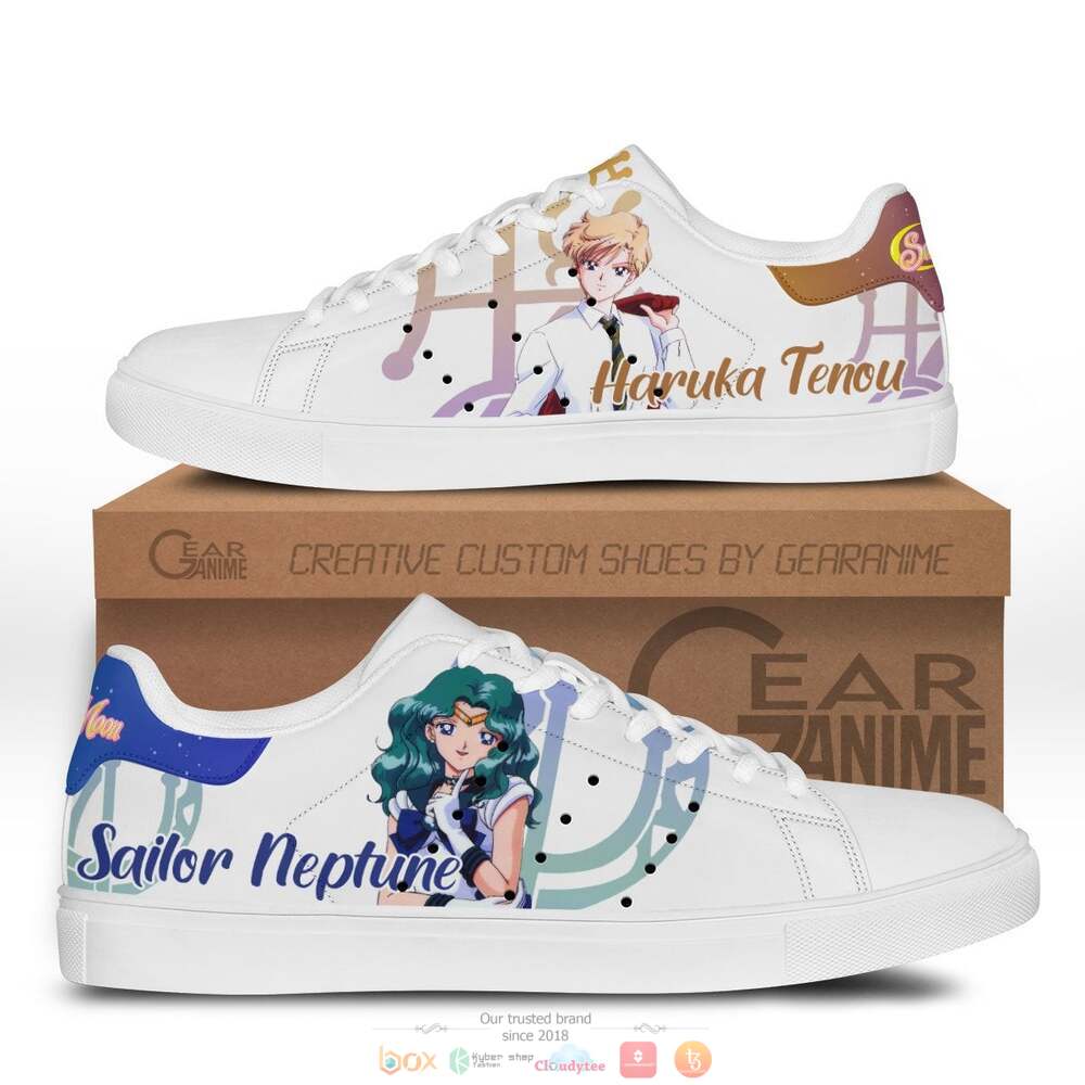 Sailor Neptune And Sailor Uranus Anime Sailor Moon Skate Stan Smith Shoes