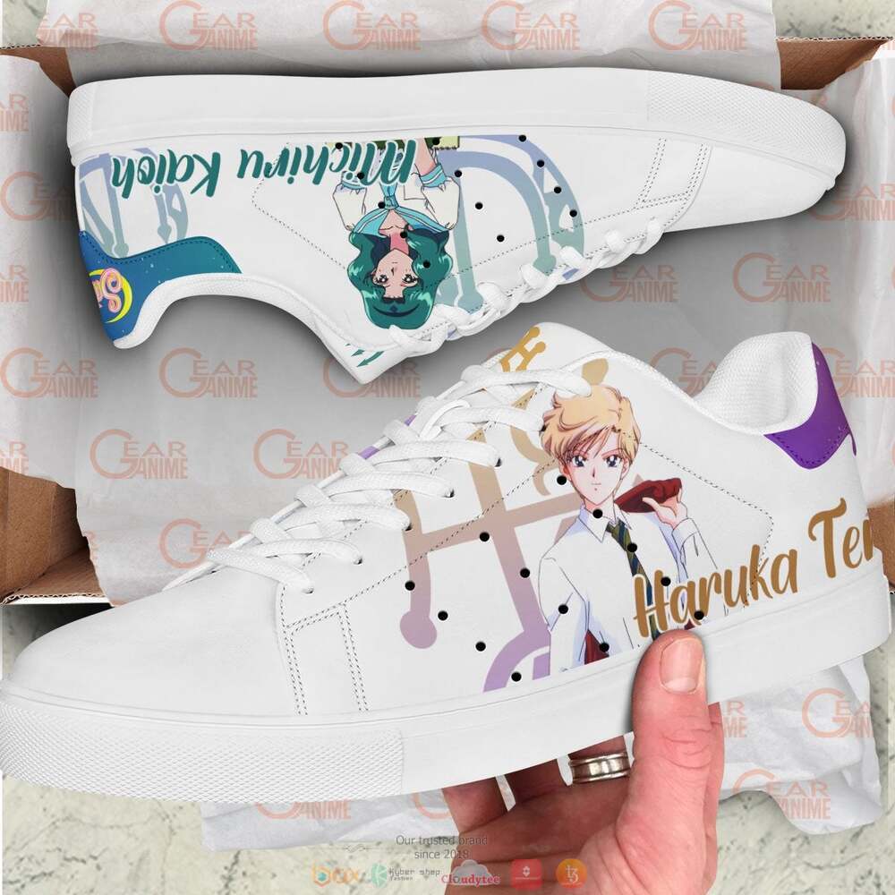 Sailor Neptune And Sailor Uranus Anime Sailor Moon Skate Stan Smith Shoes 1