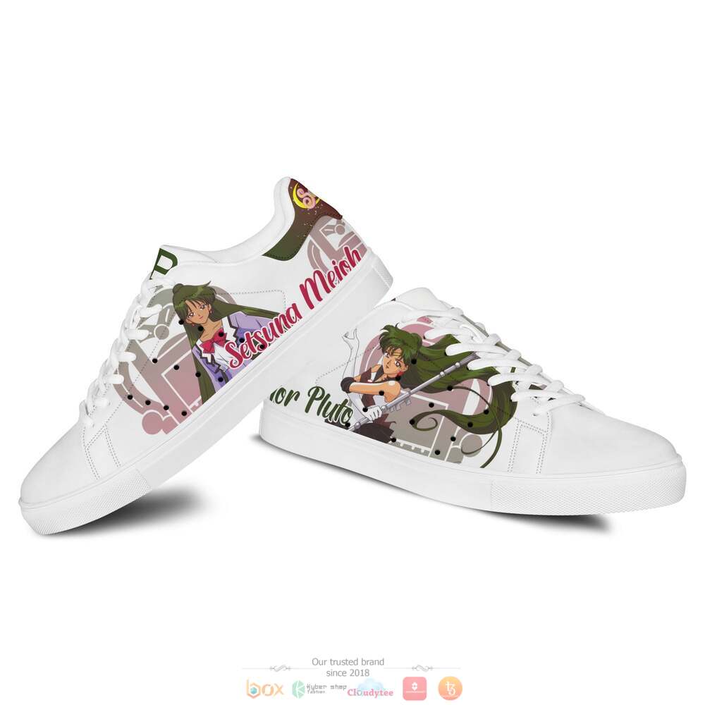 Sailor Pluto Anime Sailor Moon Skate Stan Smith Shoes 1 2
