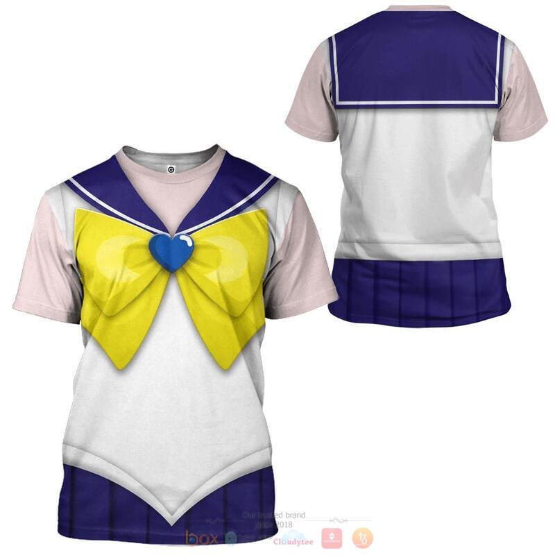 Sailor Uranus 3D Shirt Hoodie 1 2 3 4 5 6 7