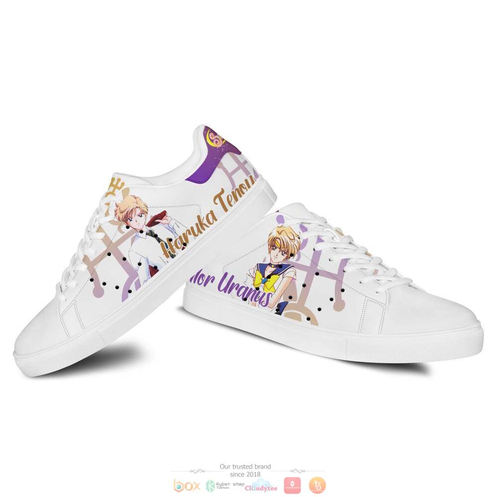 Sailor Uranus Anime Sailor Moon Skate Stan Smith Shoes 1 2