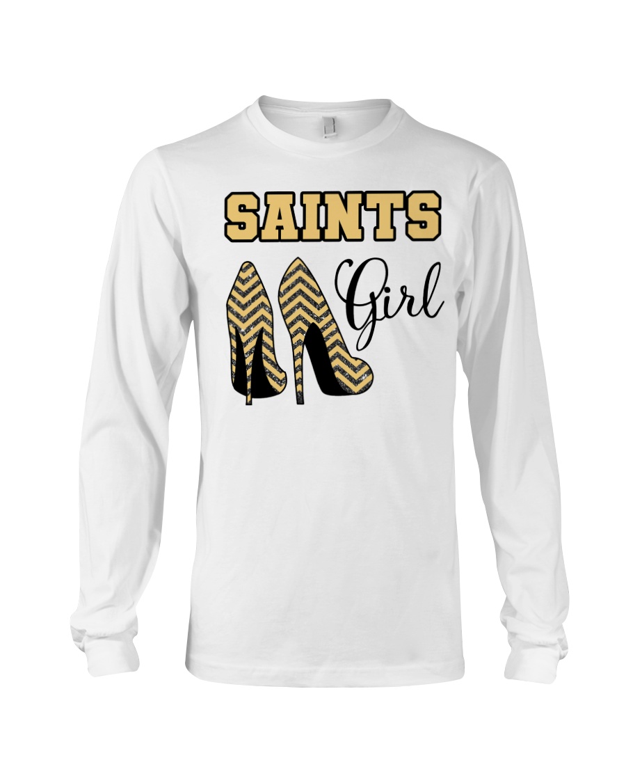 New Orleans Saints girl high heel jersey shirt, hoodie 5 Saints girl high heel shirt hoodie 7