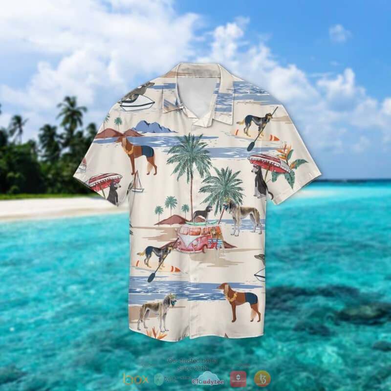 Saluki Summer Beach Hawaiian Shirt 2 Saluki Summer Beach Hawaiian Shirt 1
